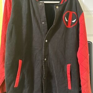 Marvel Black and RedLabel Jacket Deadpool‎